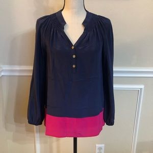 Lilly Pulitzer Top XS. Blue & Pink